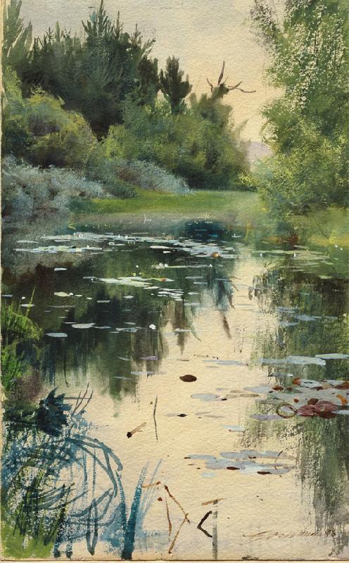 Anders Zorn Landscape Study France oil painting art